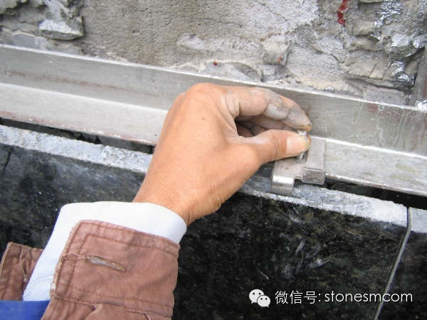 外墻石材干掛詳細過程