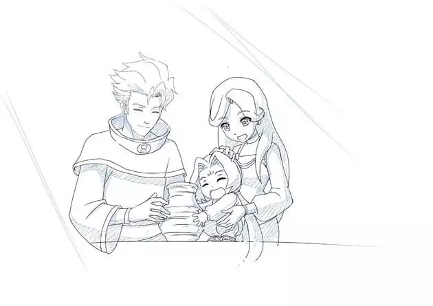 《那萨尔丁》原画手稿欣赏