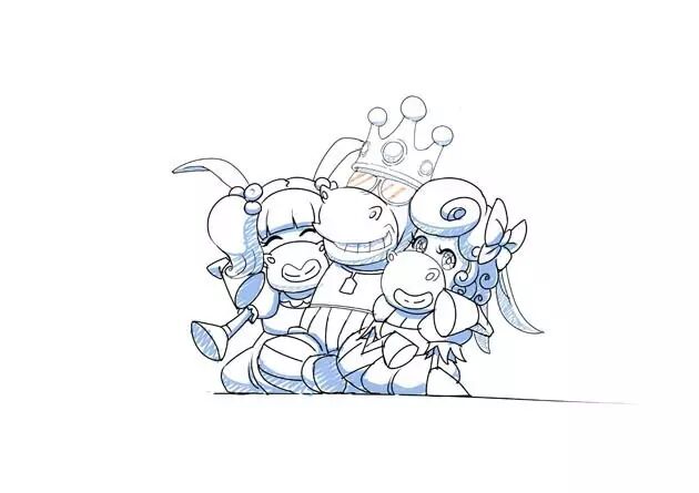 《那萨尔丁》原画手稿欣赏