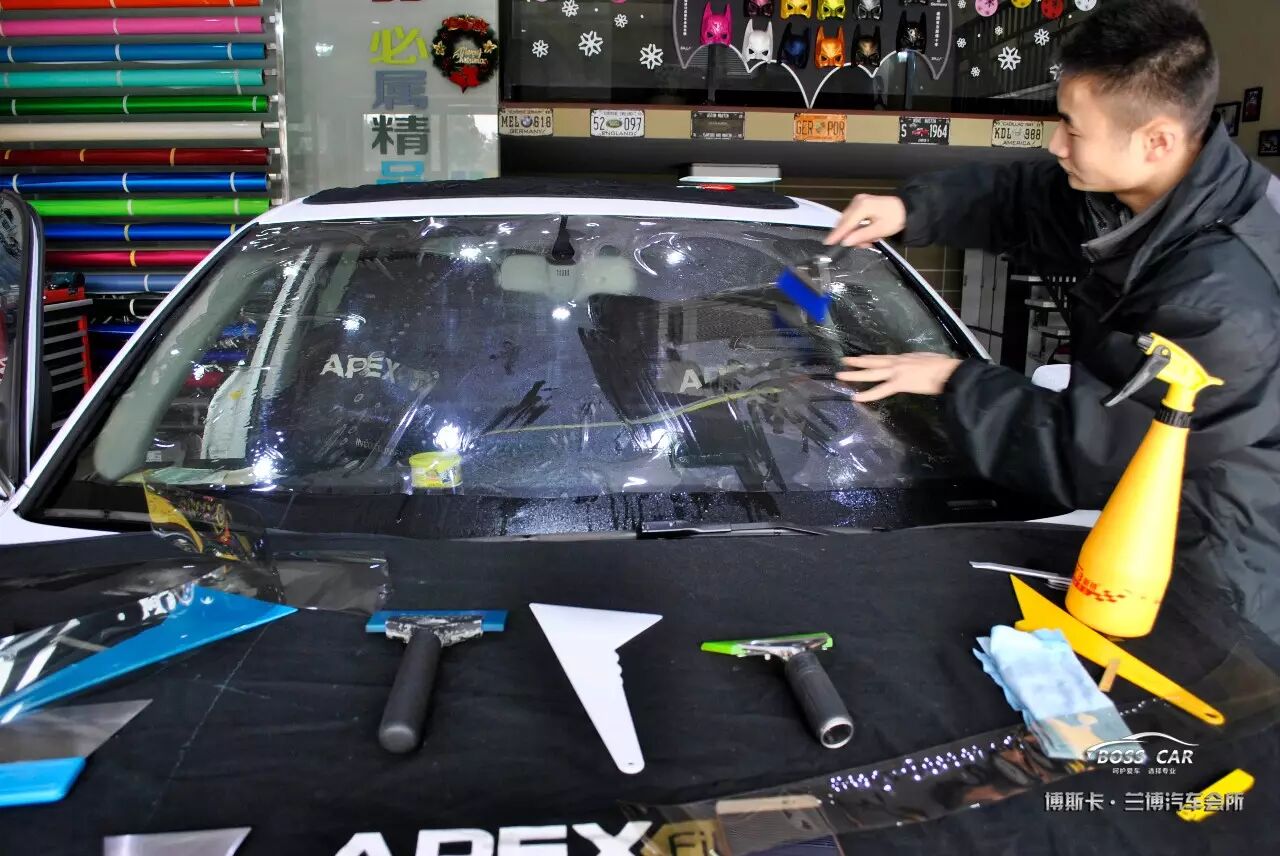 博斯卡案例分享:奧迪A4貼歐帕斯太陽膜