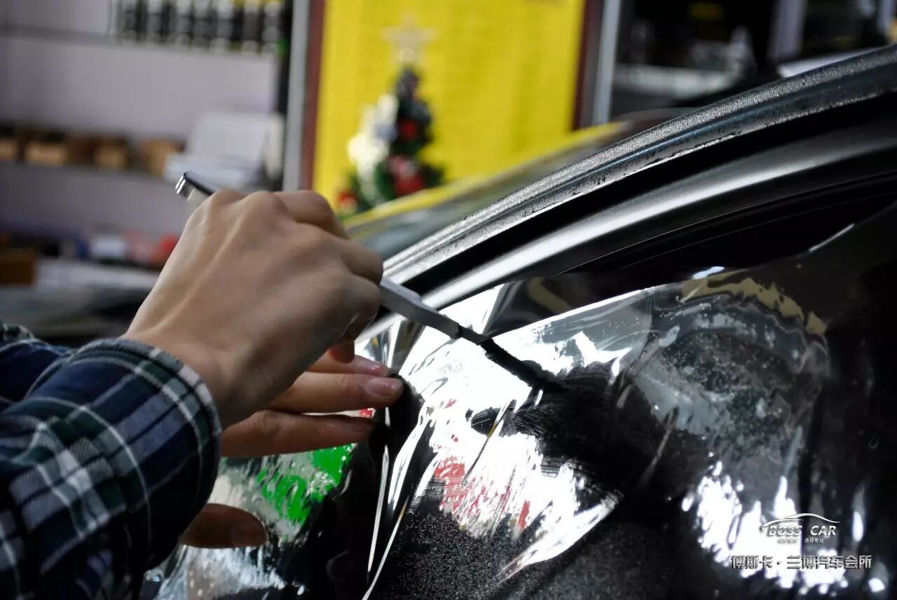 博斯卡案例分享:奧迪A4貼歐帕斯太陽膜