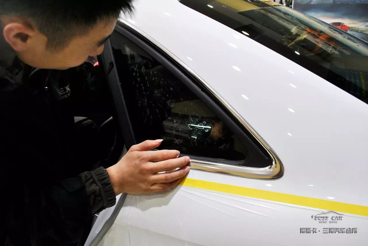 博斯卡案例分享:奧迪A4貼歐帕斯太陽膜