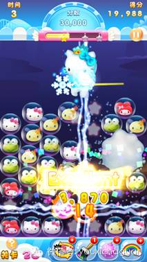 胜利游戏休闲手游大作《HelloKitty快乐消》 今日首发上线