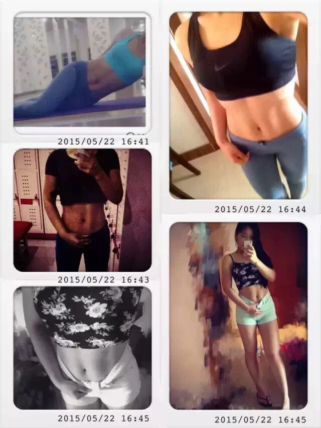 黄金时代18岁Fit Girl，川字腹肌完胜网络女神