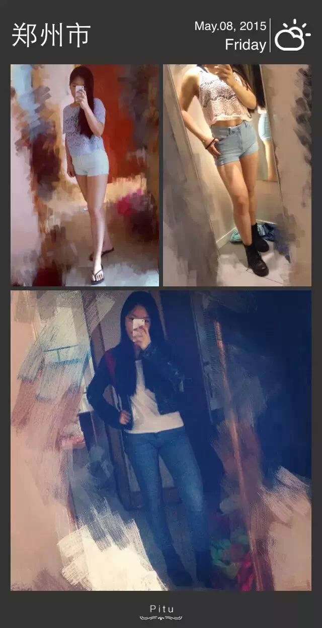 黄金时代18岁Fit Girl，川字腹肌完胜网络女神