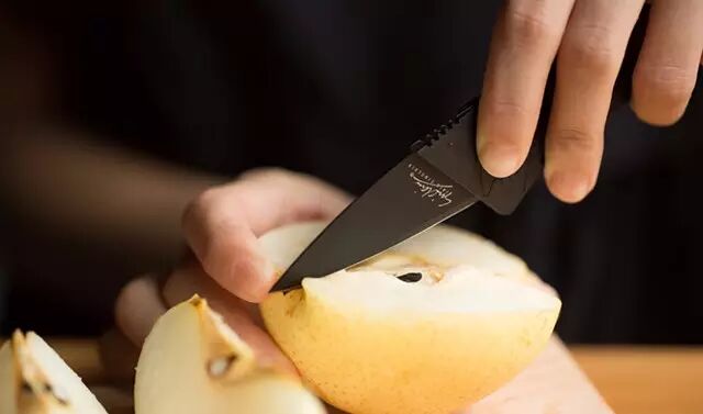 IAINSinclair签名版英国CardSharp2信用卡式随身卡片折叠刀（黑色）