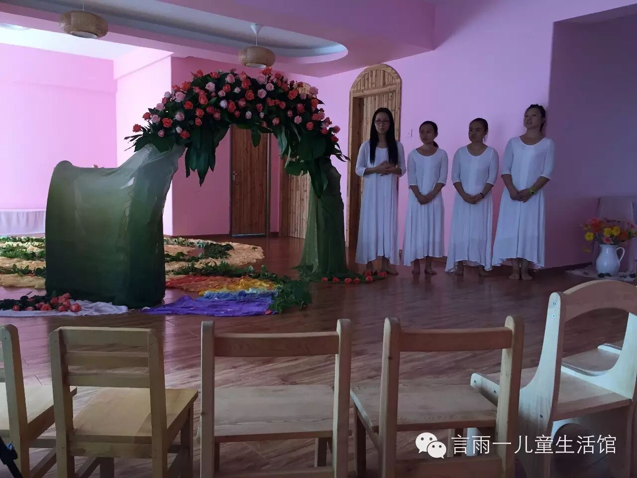 言雨一华德福幼儿园开学仪式--玫瑰典礼