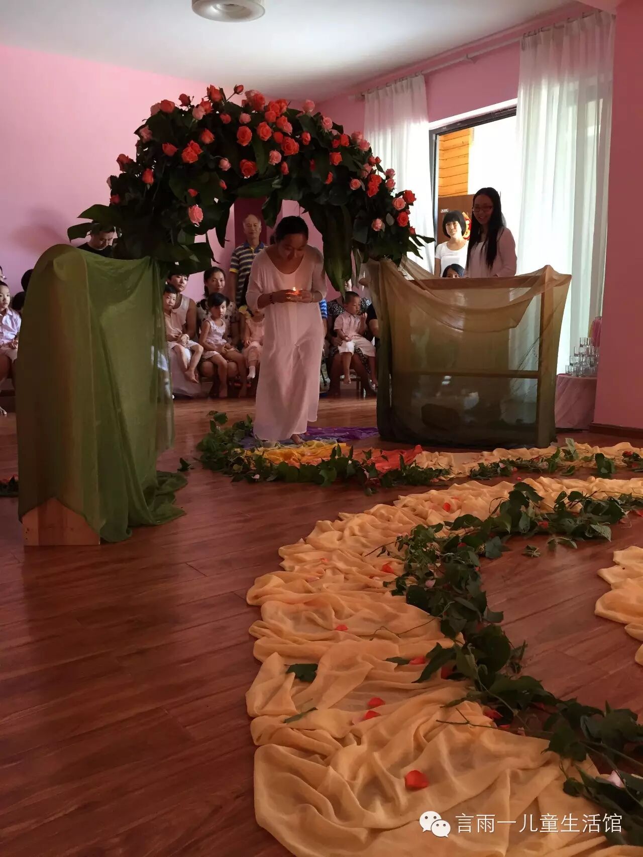 言雨一华德福幼儿园开学仪式--玫瑰典礼