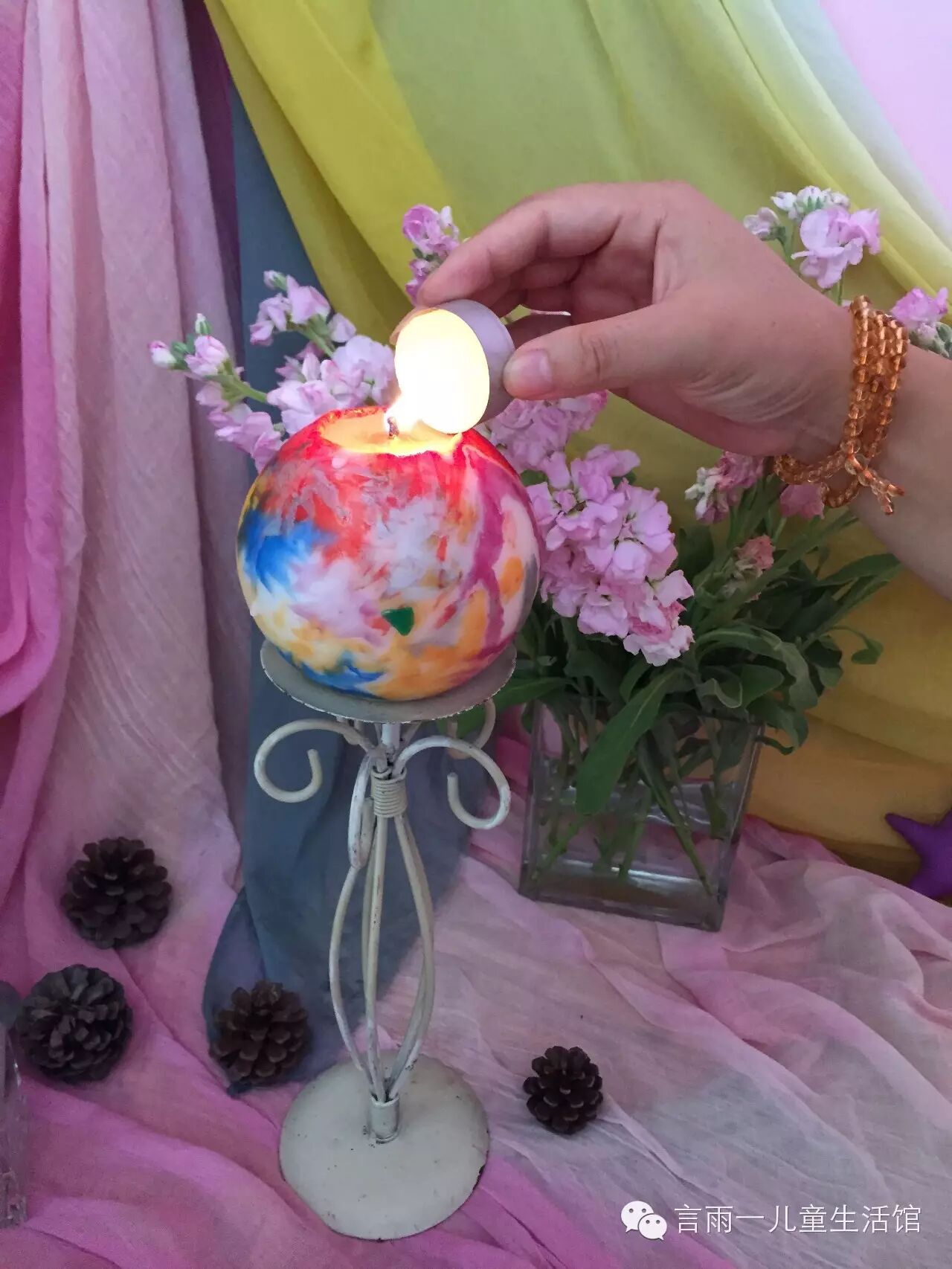 言雨一华德福幼儿园开学仪式--玫瑰典礼