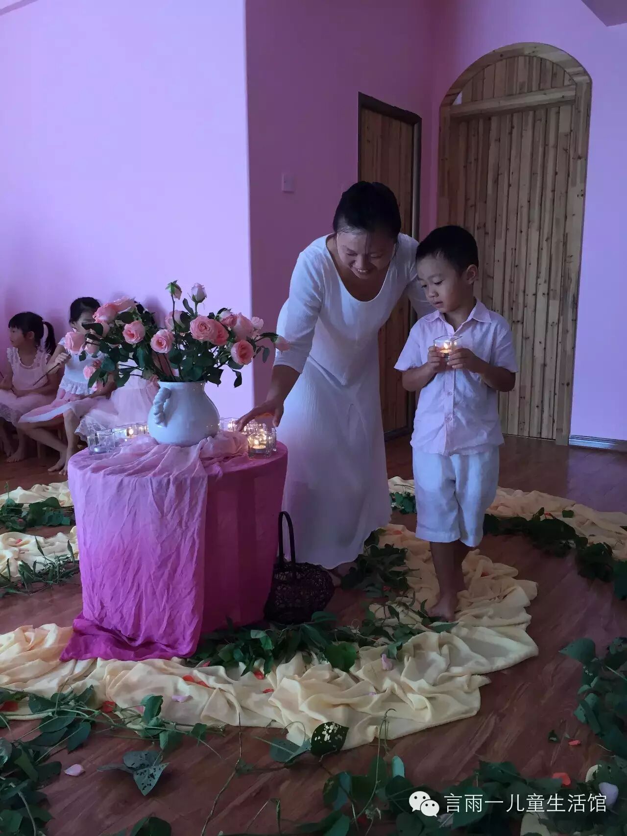 言雨一华德福幼儿园开学仪式--玫瑰典礼