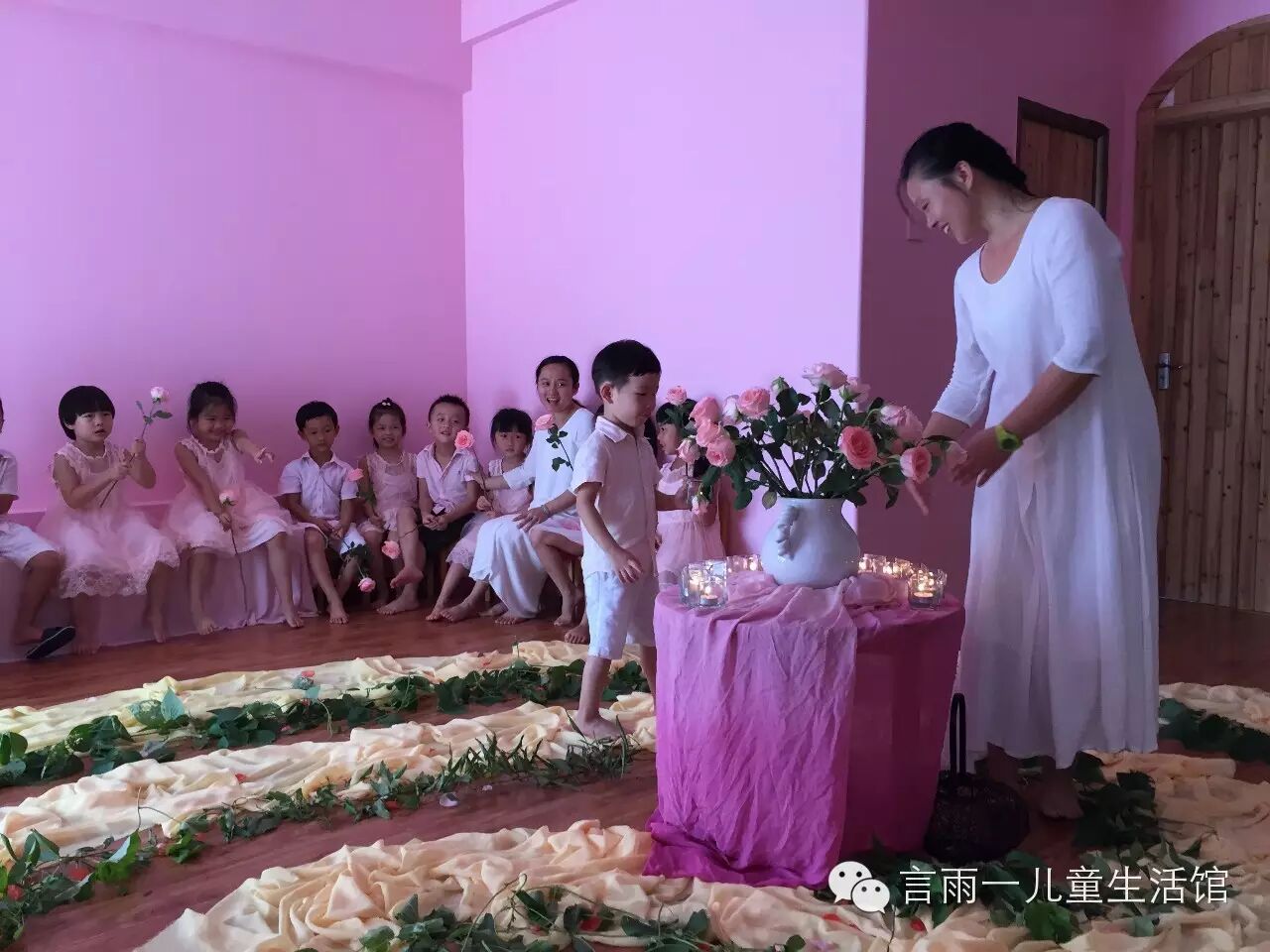 言雨一华德福幼儿园开学仪式--玫瑰典礼