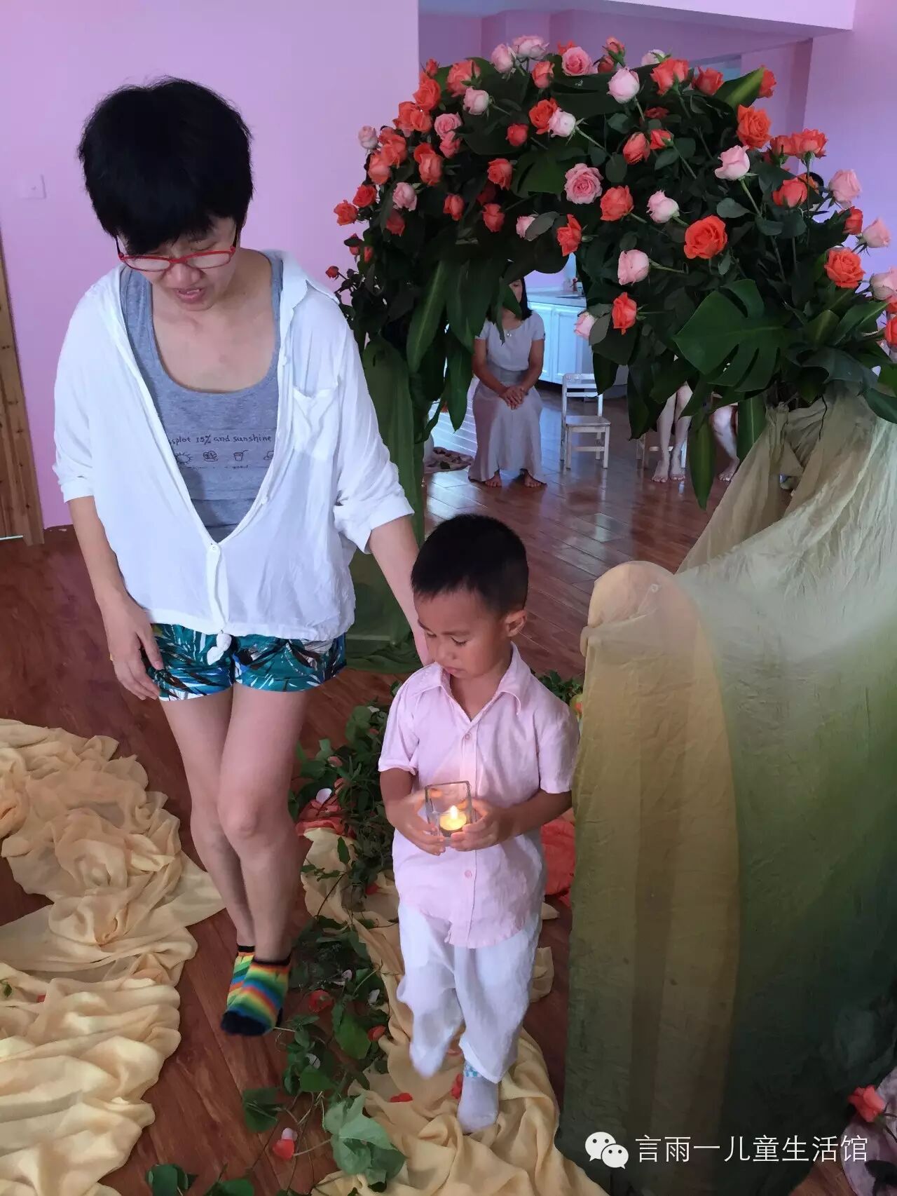 言雨一华德福幼儿园开学仪式--玫瑰典礼