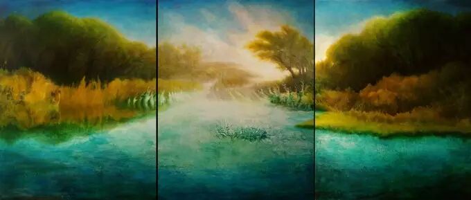 法国华裔意象表现主义女画家张珺作品欣赏