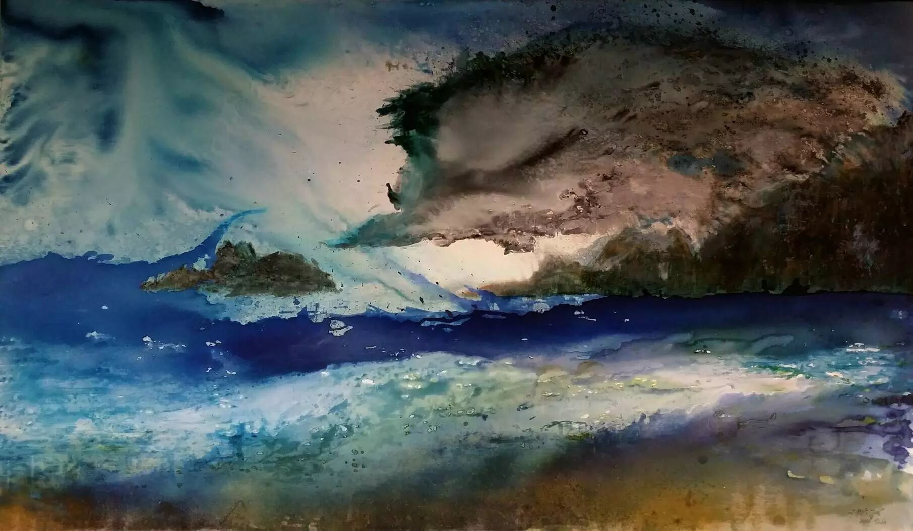 法国华裔意象表现主义女画家张珺作品欣赏