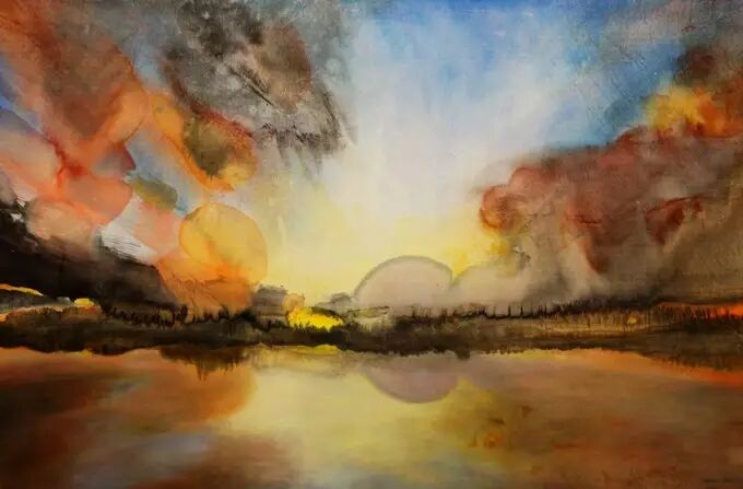 法国华裔意象表现主义女画家张珺作品欣赏