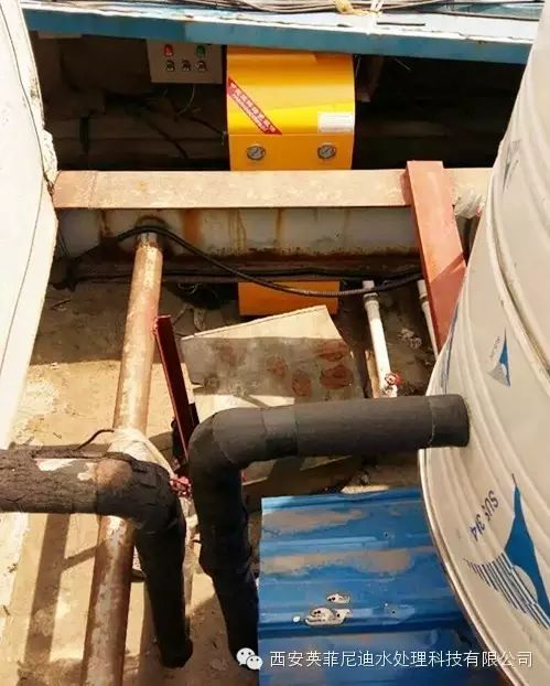 西安悦城酒店10吨外购热水系统水垢防控效果显著,客户认可度非常高