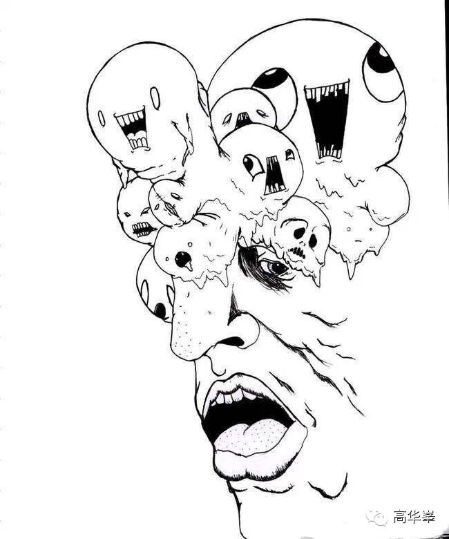 17幅精神分裂症患者的艺术作品，感受他们的内心世界