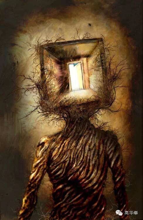 17幅精神分裂症患者的艺术作品，感受他们的内心世界