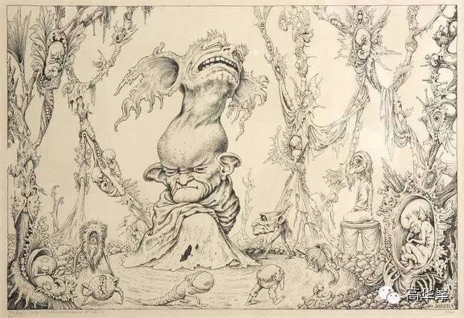 17幅精神分裂症患者的艺术作品，感受他们的内心世界