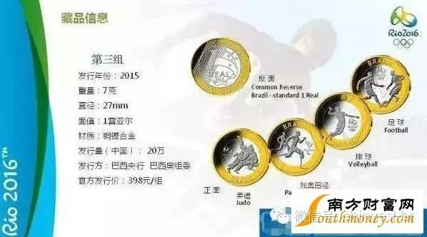 2016巴西奥运会官方纪念币 世界级稀缺，赶紧收藏吧