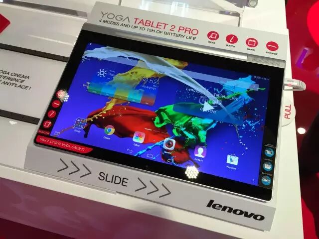 联想跨界旗舰手机VIBE Shot等明星产品集体亮相2015 MWC