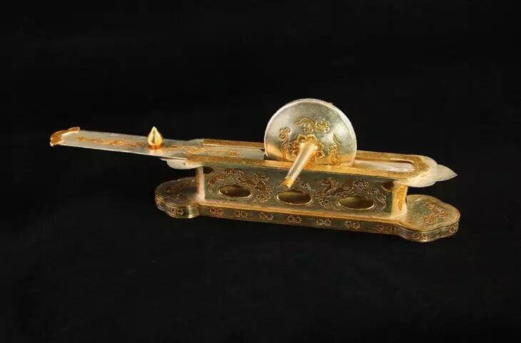 【茶器】唐代宫廷茶具——鎏金茶碾