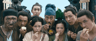 微信公众平台编辑器围观的吃瓜群众图文文章模板素材样式下载