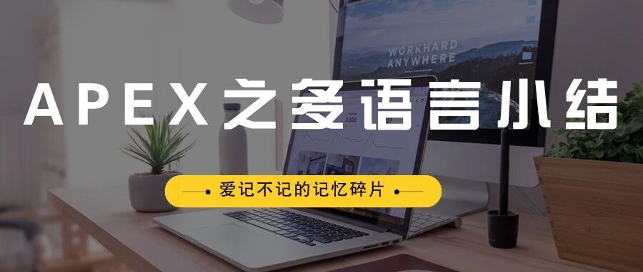 APEX 之多语言小结 - 封面图