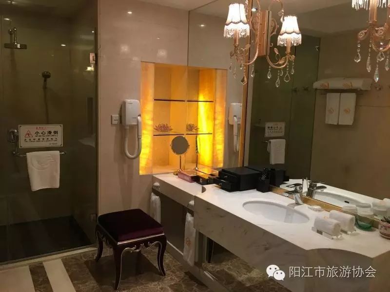阳江市星评委考察阳春市东湖国际大酒店，开展五星复评检查工作