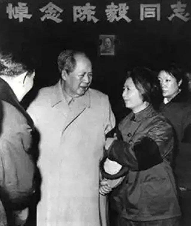 陈毅追悼会上,毛主席对张茜说:把孩子们叫来,我替陈毅安排几句