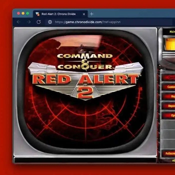爷青回！红色警戒2 在线版，免安装。支持联机对战，录像回看。