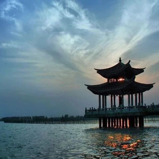 第2069季【湿地淮语】安丰塘，那一抹斜阳