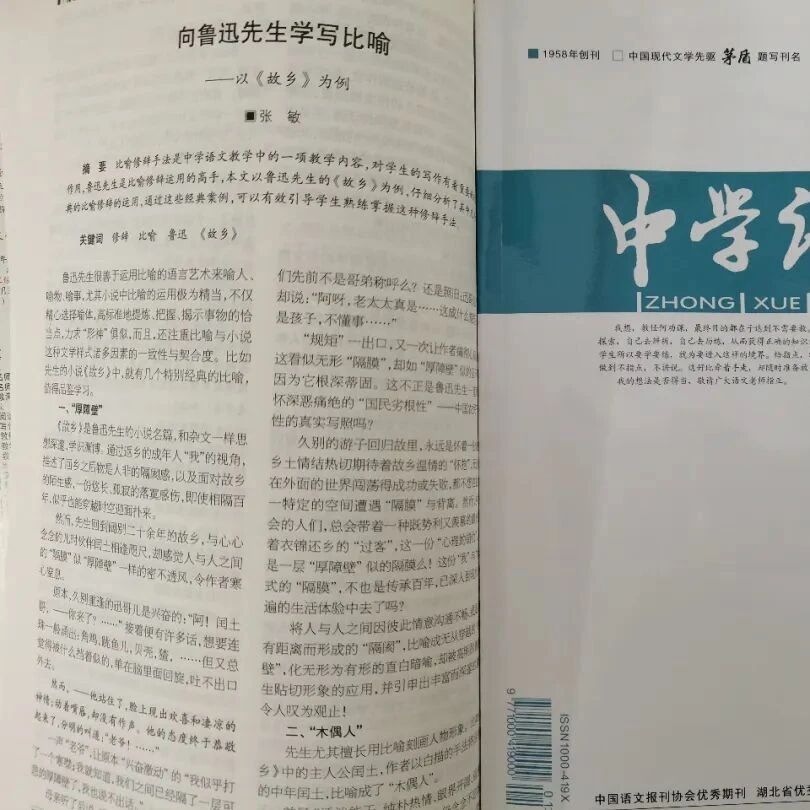 【张敏专栏】向鲁迅先生学写比喻——以《故乡》为例