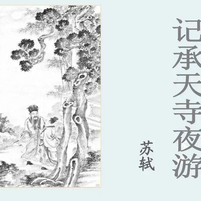 第2995季【庆华专栏】简约  广博  深刻——试析王君老师《记承天寺夜游》