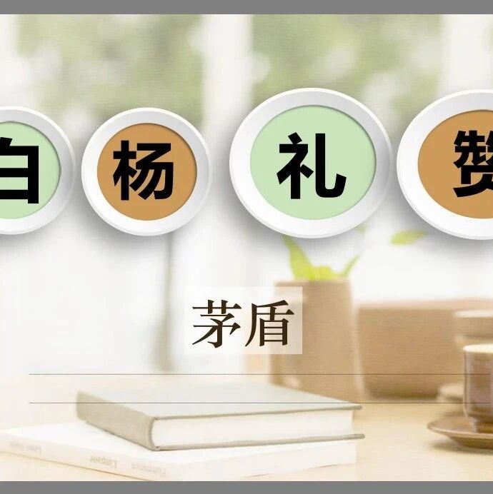 第2532季【海波专栏】陈海波：作为树的形象和你站在一起——《白杨礼赞》这样教