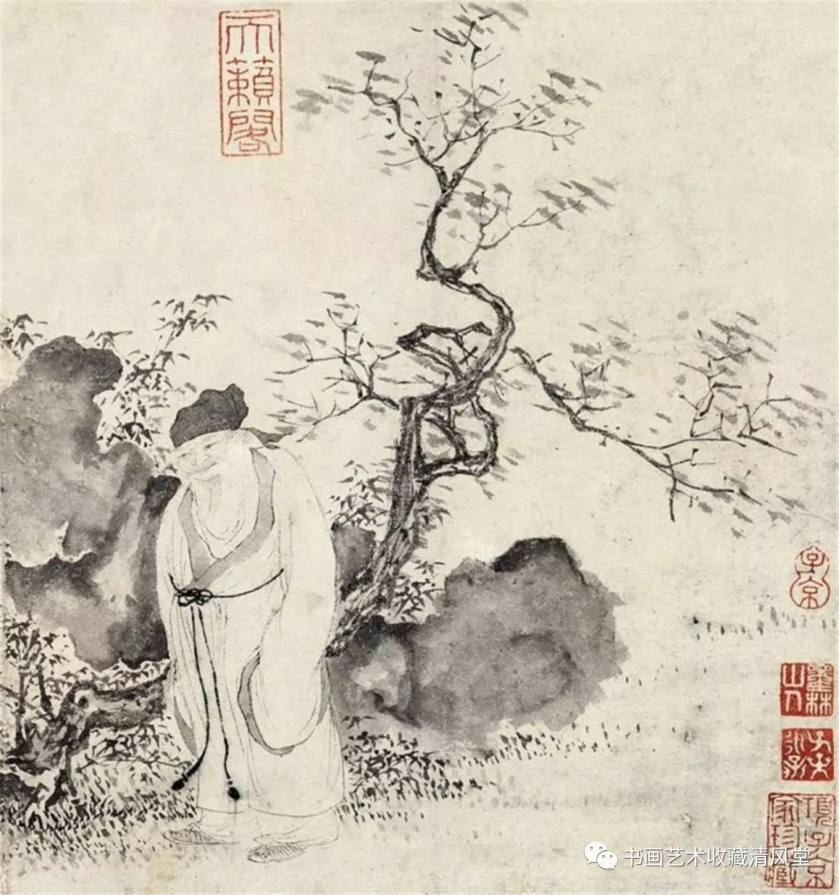真作】江戸後期の儒者 篠崎小竹 掛軸 三行書 ＜頼山陽文人書道書