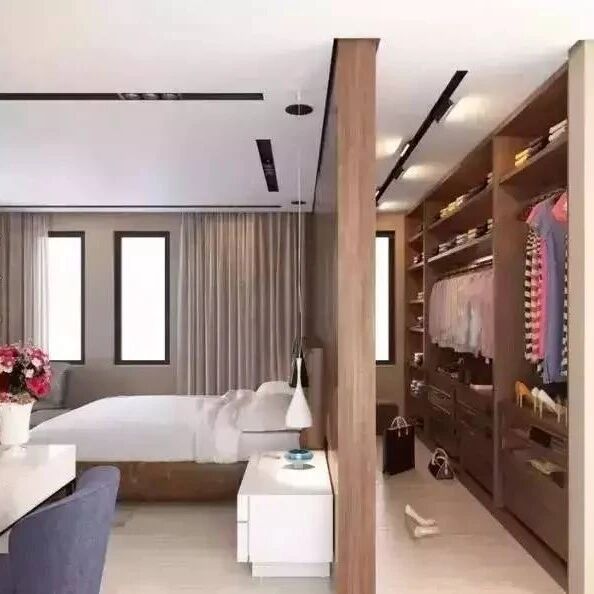 卧室小，竟也能拥有独立衣帽间？5个超实用设计不看看么？