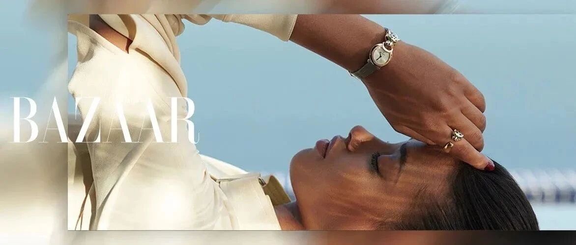 时尚芭莎90秒｜金秋十月，穿金戴银！