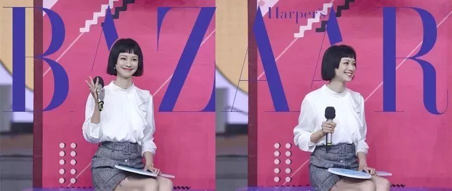 倪虹洁水嫩脸bobo头又美又敢说,好飒一女的!