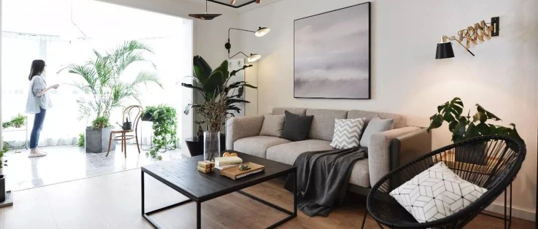 170平现代简约风格装修，藏起来的电视墙，看到的网友直呼想住！