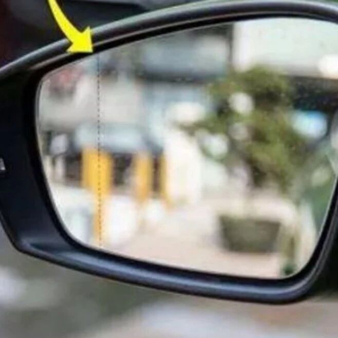 后视镜上有一条虚线，有啥作用？老司机：这玩意不起眼，但能救命