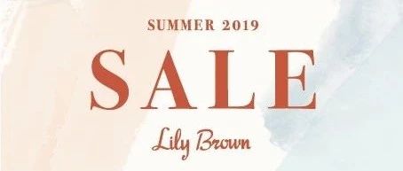 Lily Brown | SUMMER SALEPART 3