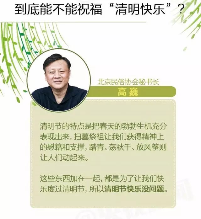 清明節(jié)可以對(duì)人說“節(jié)日快樂”嗎？