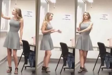 西班牙女老师穿紧身衣上课，看呆众学生！这才是真正的“暴露”吧......