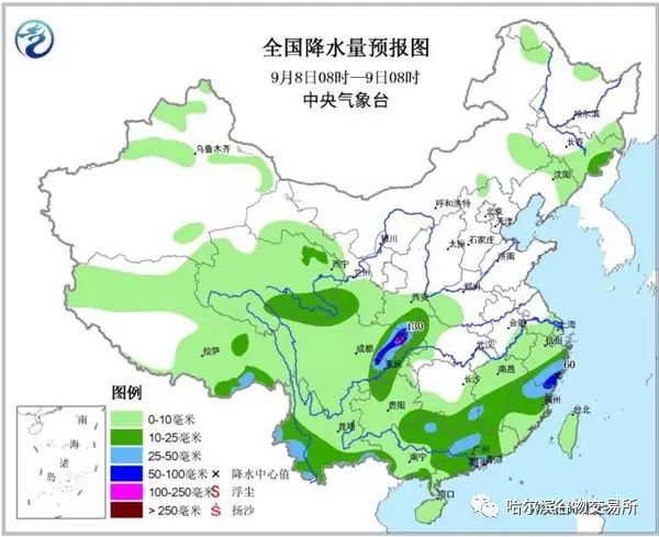 【四川等9省市】【三天公报有多少数】有暴雨 今年华西秋雨或偏强