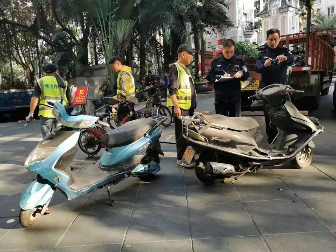 快看 东怡新区一周清理 僵尸 摩托车 电动车0多辆 接下来 信息时报