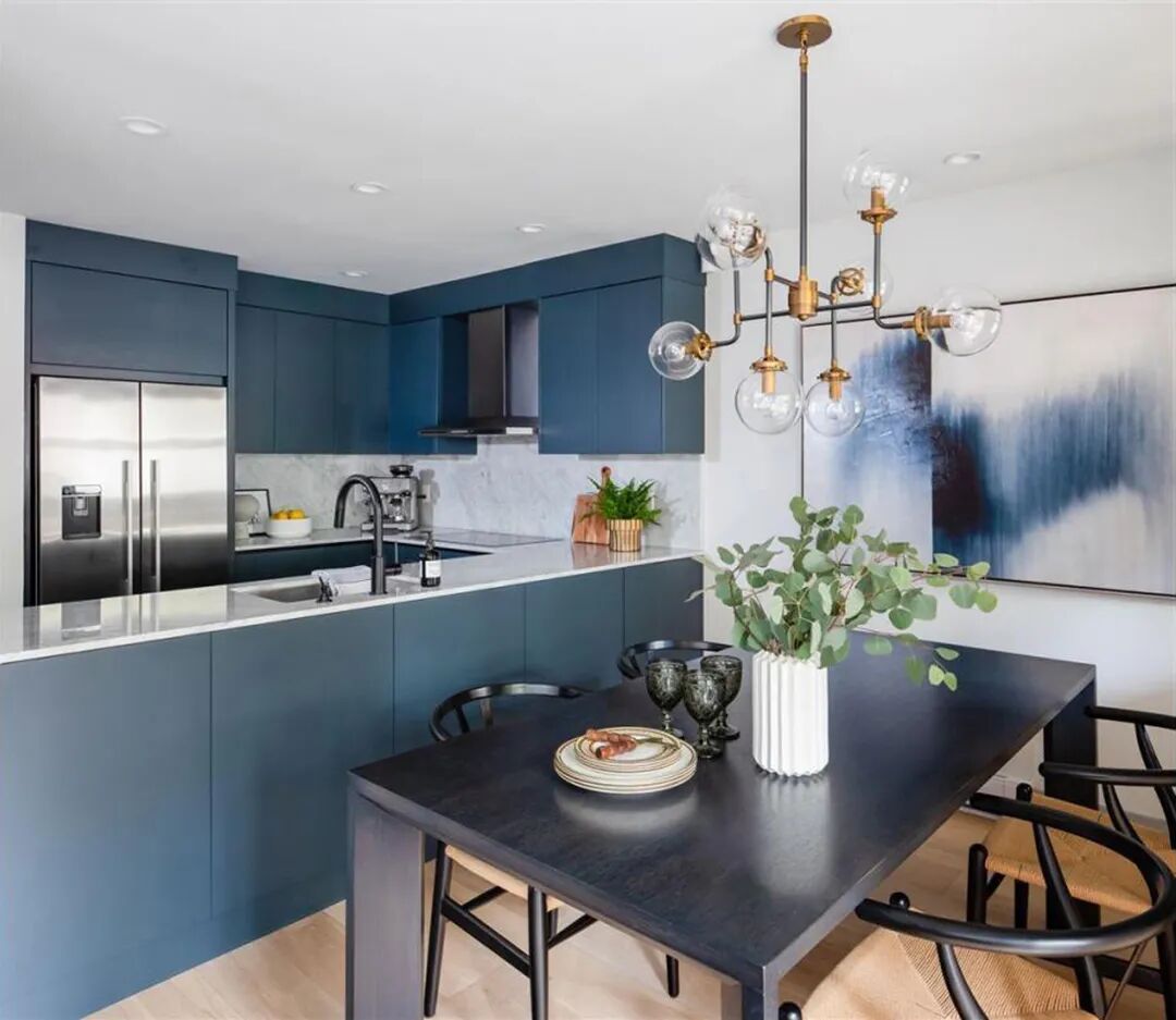 90后买110㎡带院套房，安静浪漫的蓝色，在简简单单的空间里、活出平平淡淡的生活，这也是另一羡慕的一种美好愿景