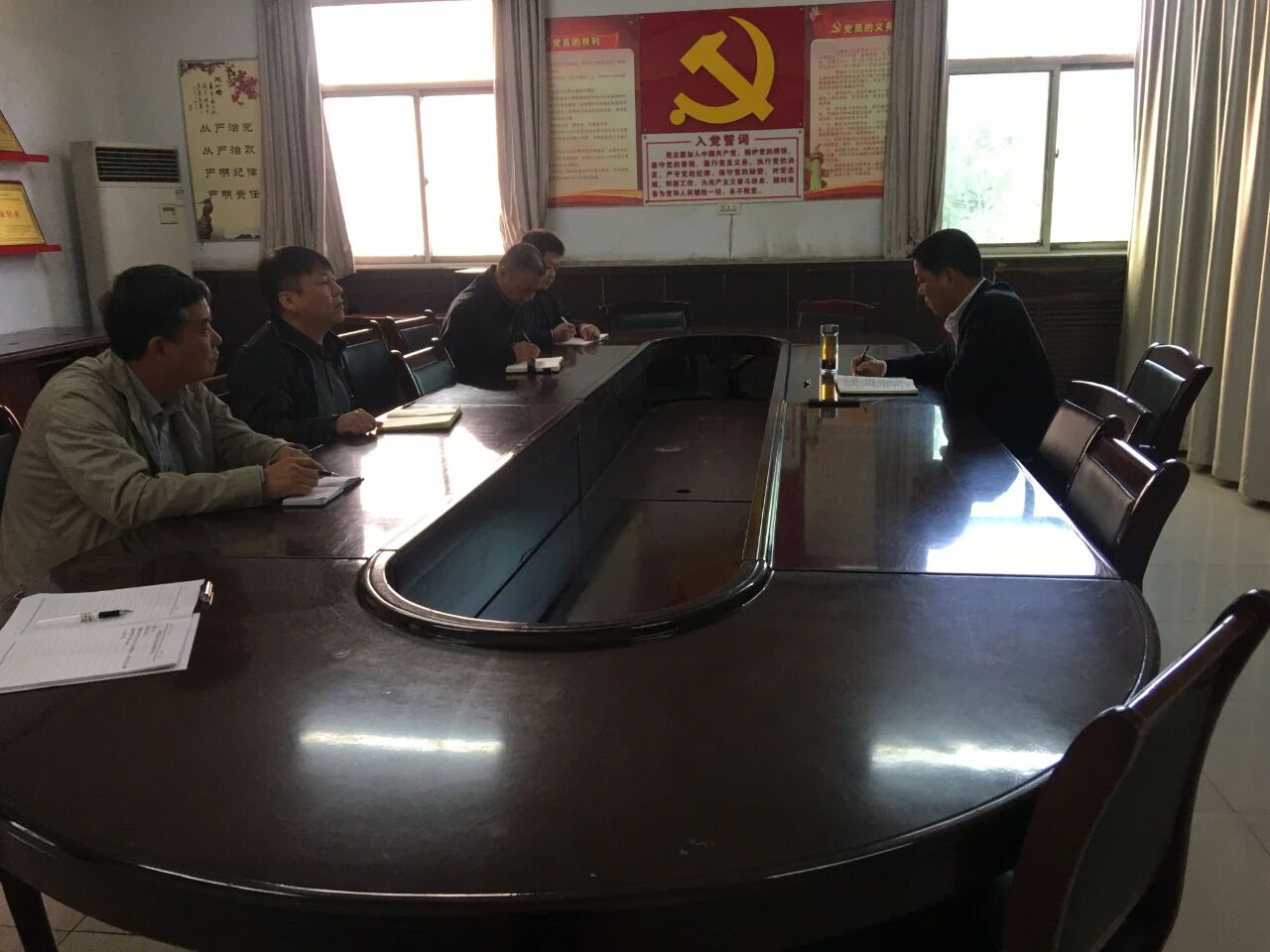 杨召朋到禹宏置业公司检查指导工作