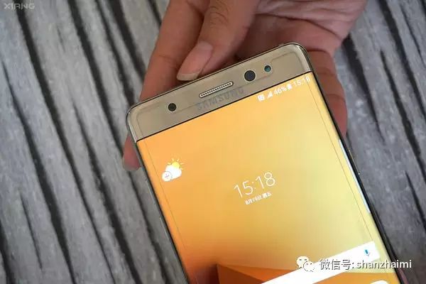 三星 高仿note7 上部配置