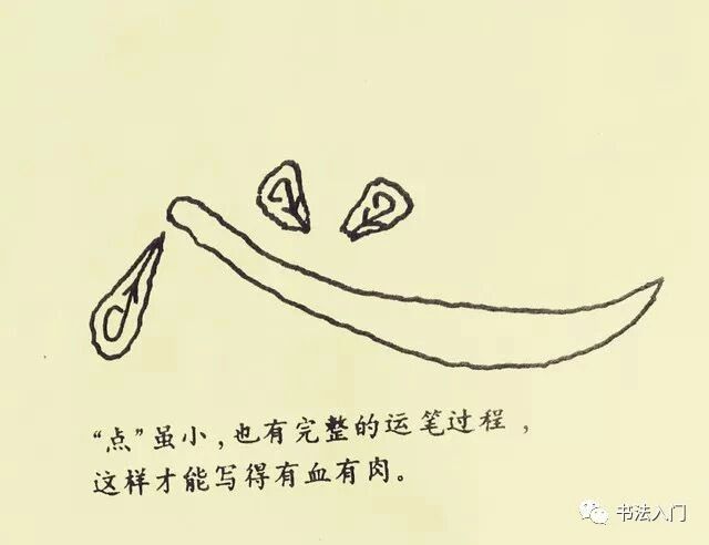 隶书《曹全碑》十一种基本笔法图示